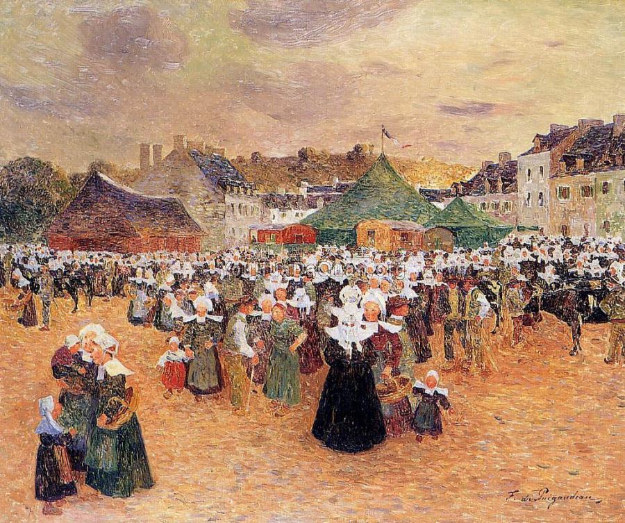 The Fair at Pont-Aven - 费迪南德·卢瓦扬